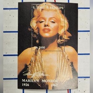 4 peace set Marilyn Monroe stamps